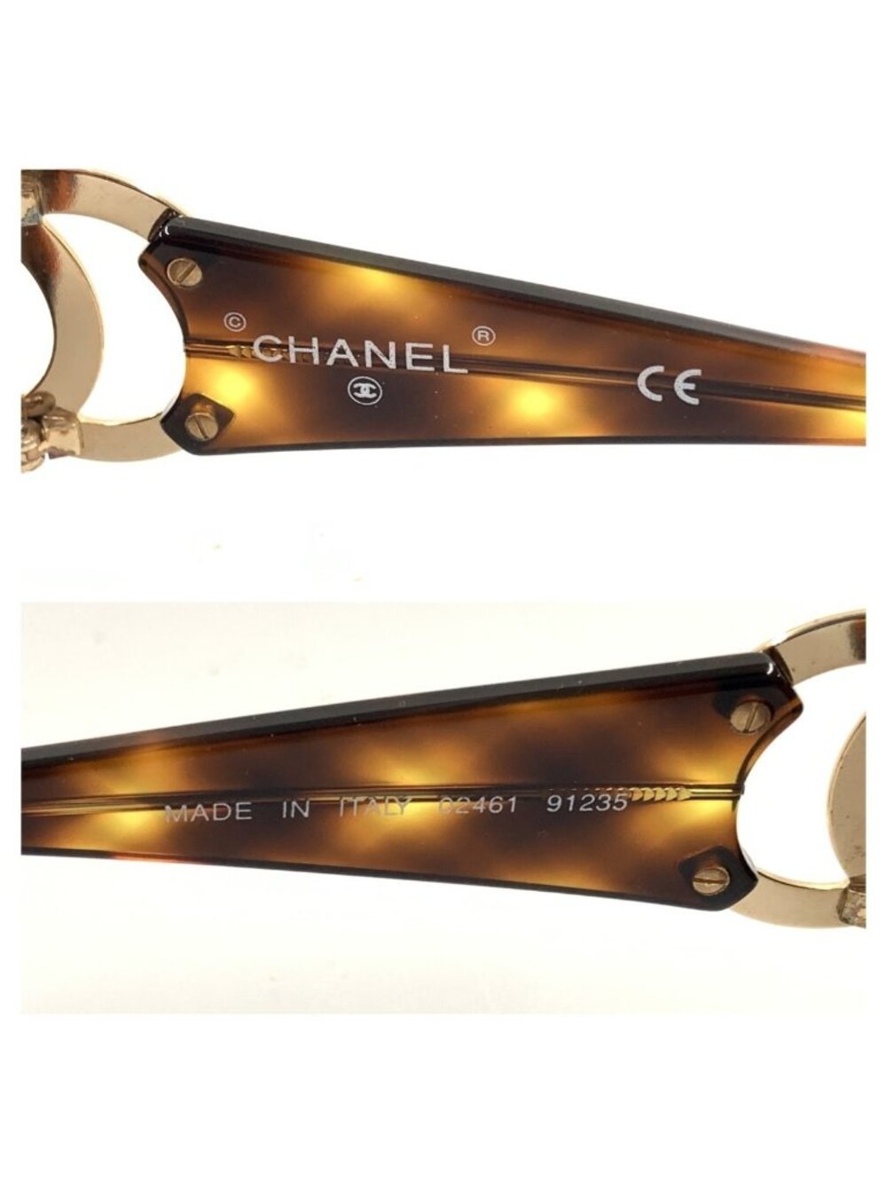 Chanel Coco Mark Sunglasses Smoke Brown 02461 91235 - Picture 7 of 8